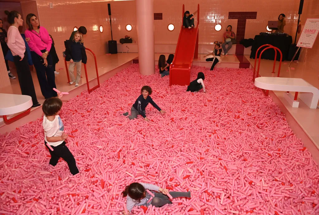 NEW YORK, NEW YORK - FEBRUARY 06: The young guests enjoy activities during the God