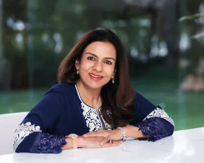 Portrait of Sangita Jindal. 