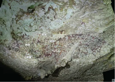 An image of the cave painting from 